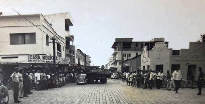 foto do centro de linhares em 1967