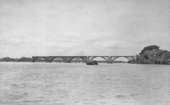 Ponte Getúlio Vargas sendo construída