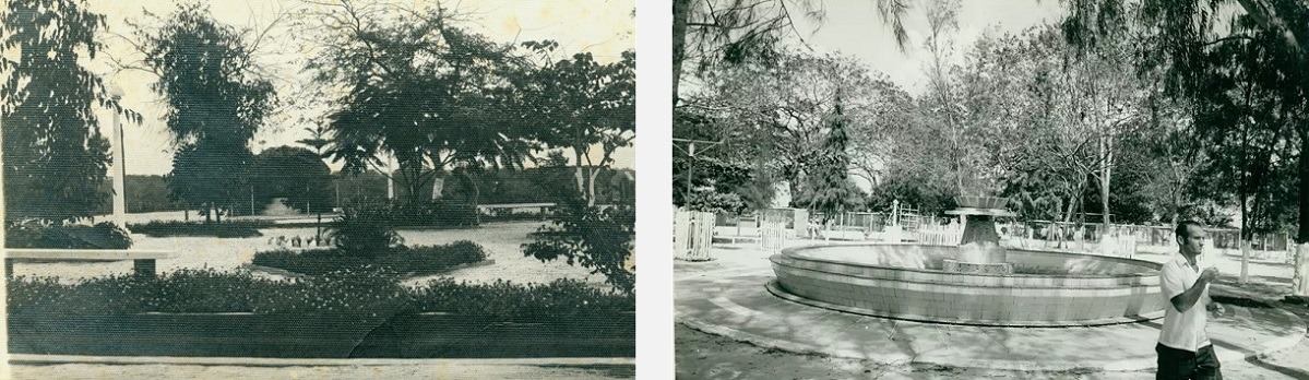 Praça 22 de agosto em 1975