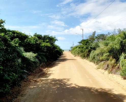 entrada da Praia de Povoação