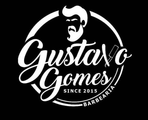 Logomarca da Barbearia Gustavo Gomes