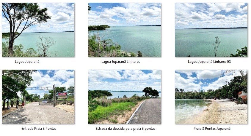 Praia 3 pontas e lagoa juparana